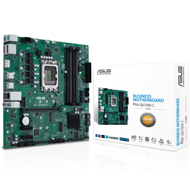 Asus Q670 Pro Q670M-C-CSM DDR5 Micro ATX