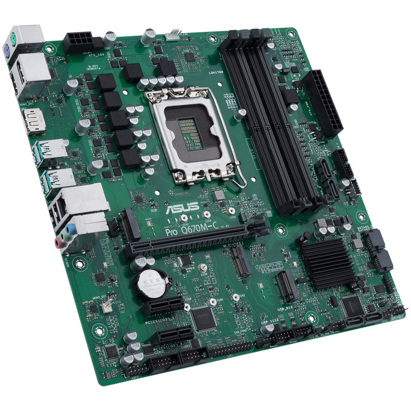 ASUS PRO Q670M-C-CSM, Intel Q670 Mainboard, Sockel 1700, DDR5