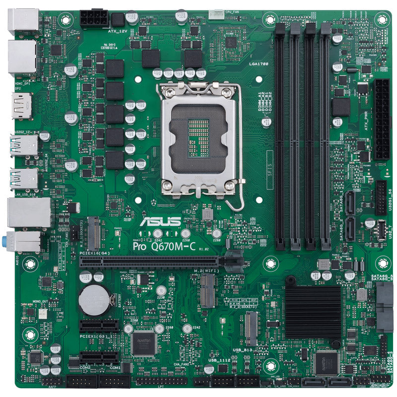 Asus Q670 Pro Q670M-C-CSM DDR5 Micro ATX