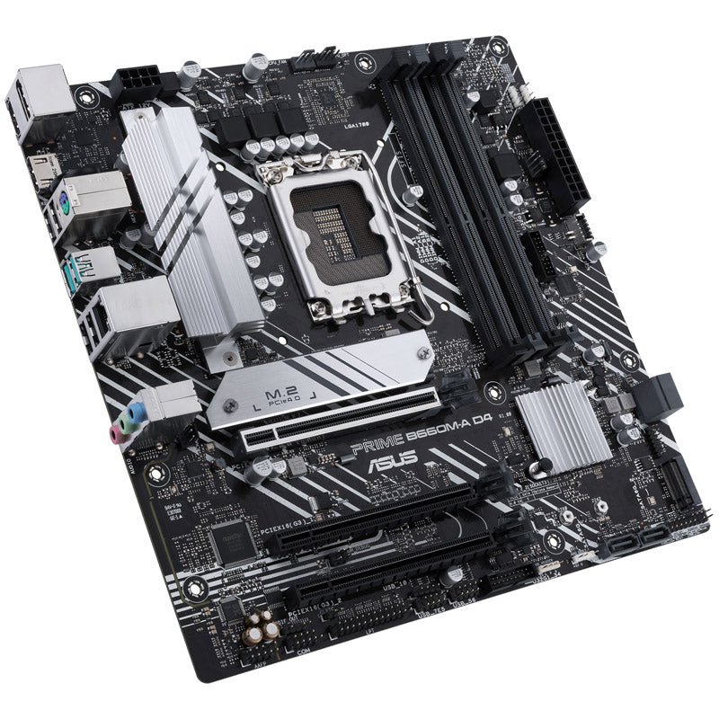 ASUS Prime B660M-A D4-CSM, Intel B660 Mainboard, Sockel LGA1700, DDR4