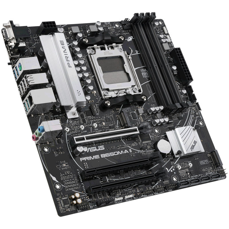 ASUS Prime B650M-A II-CSM, AMD B650 Mainboard, Sockel Socket AM5, DDR5