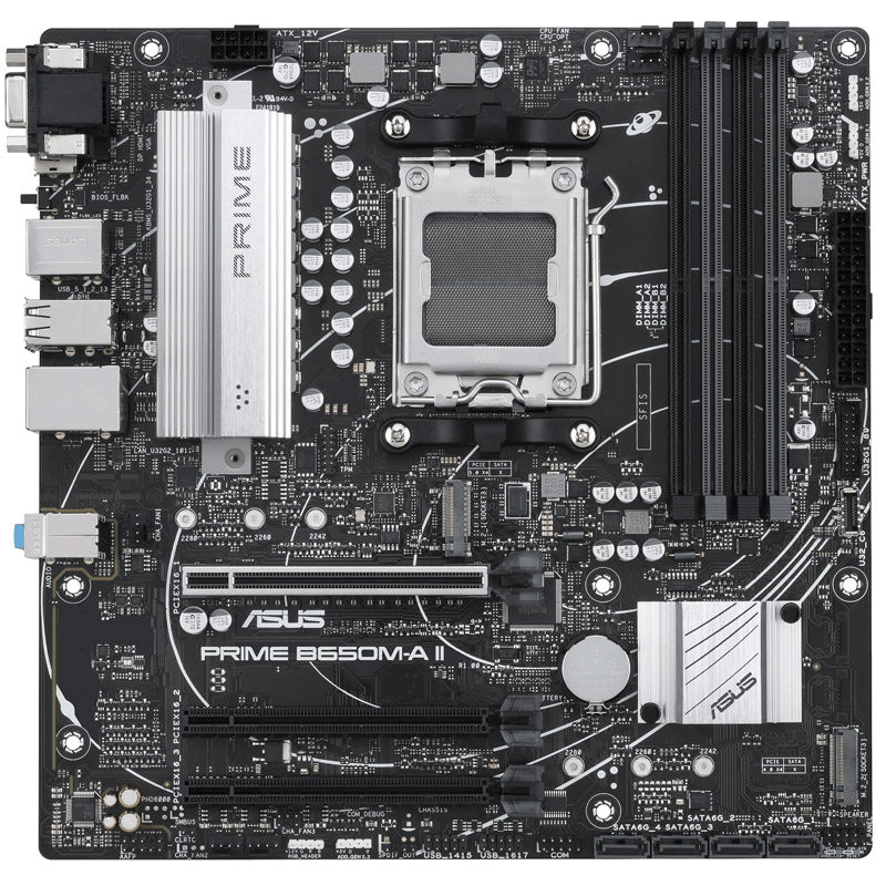 ASUS Prime B650M-A II-CSM, AMD B650 Mainboard, Sockel Socket AM5, DDR5