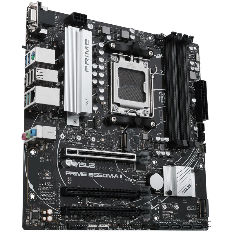 ASUS Prime B650M-A II-CSM, AMD B650 Mainboard, Sockel Socket AM5, DDR5