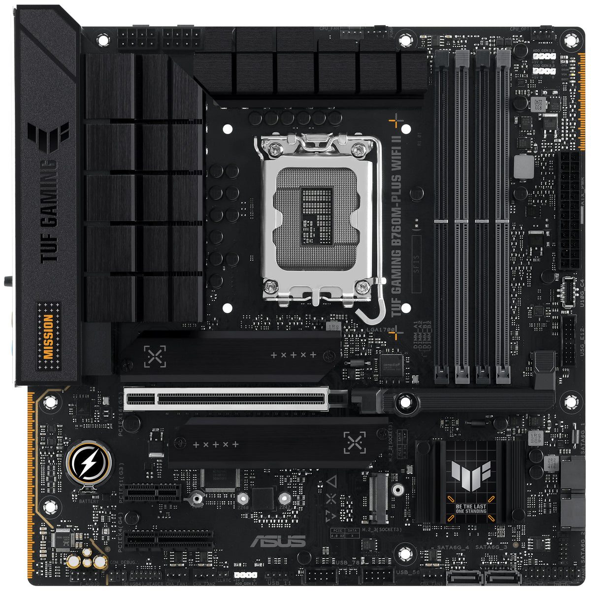 ASUS TUF Gaming B760M-Plus WIFI II, Intel B760 Mainboard - Sockel 1700, DDR5
