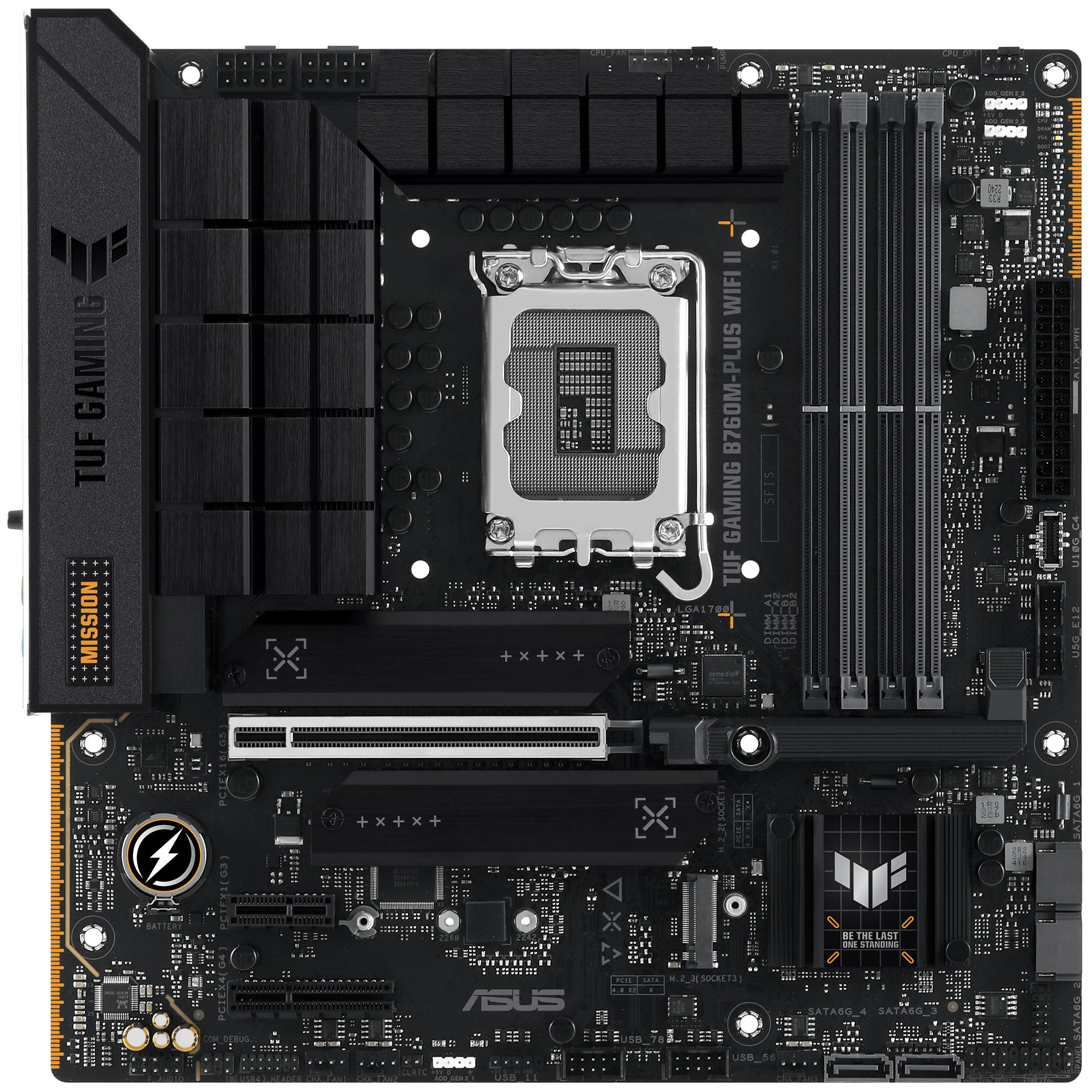 ASUS TUF Gaming B760M-Plus WIFI II, Intel B760 Mainboard - Sockel 1700, DDR5