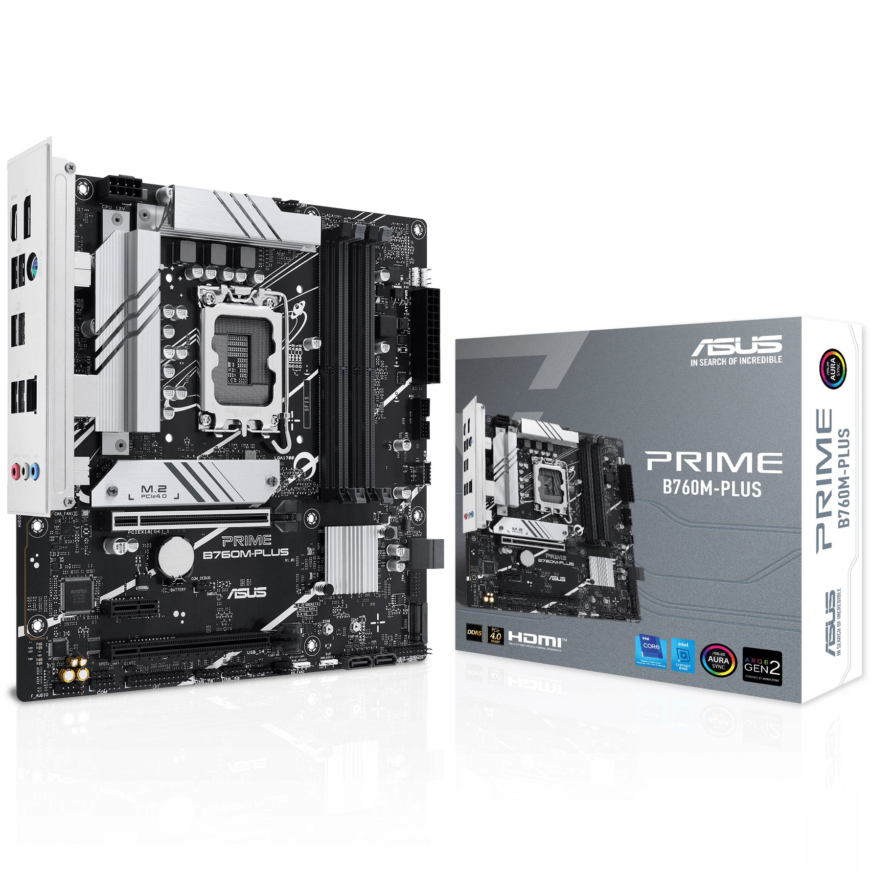 ASUS Prime B760M-Plus Mainboard - B760-Chipsatz, Sockel 1700, DDR5