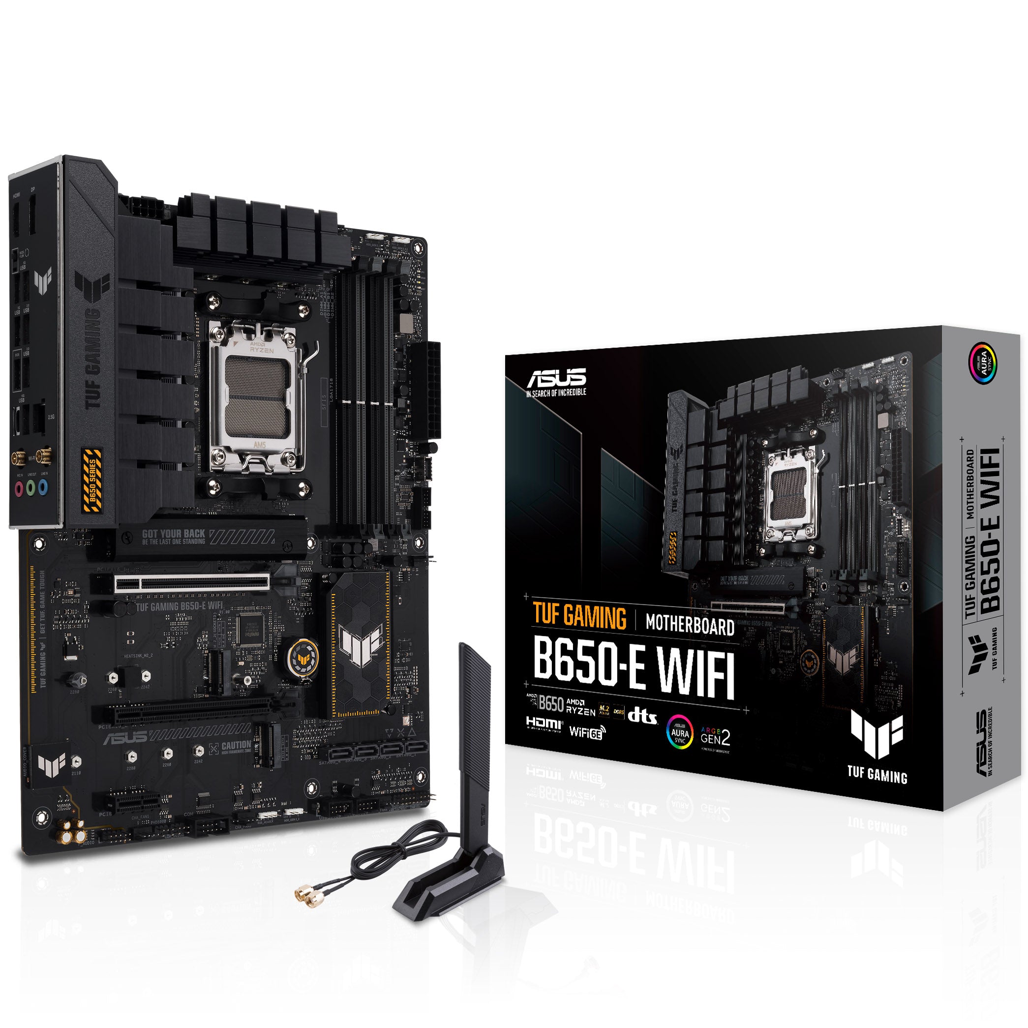 ASUS TUF Gaming B650-E WiFi, AMD B650 Mainboard - Sockel AM5, DDR5