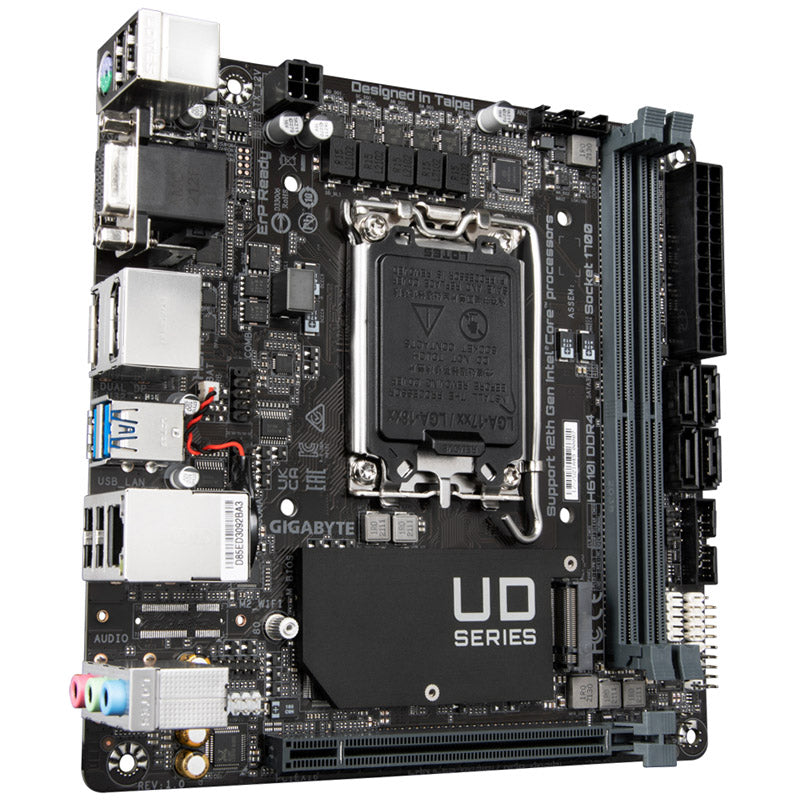 GIGABYTE H610I DDR4, Intel H610 Mainboard - Sockel 1700, DDR4