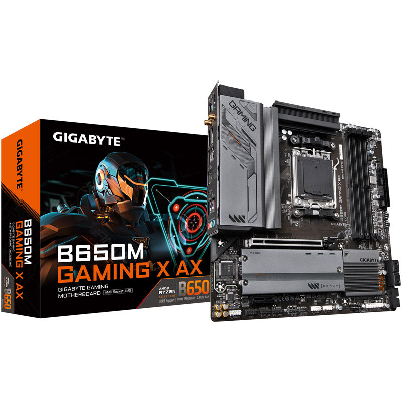 GIGABYTE B650M Gaming X AX, AMD B650 Mainboard - Sockel AM5, DDR5