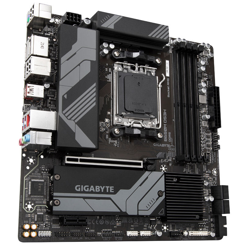 GIGABYTE B650M DS3H, AMD B650 Mainboard - Sockel AM5, DDR5