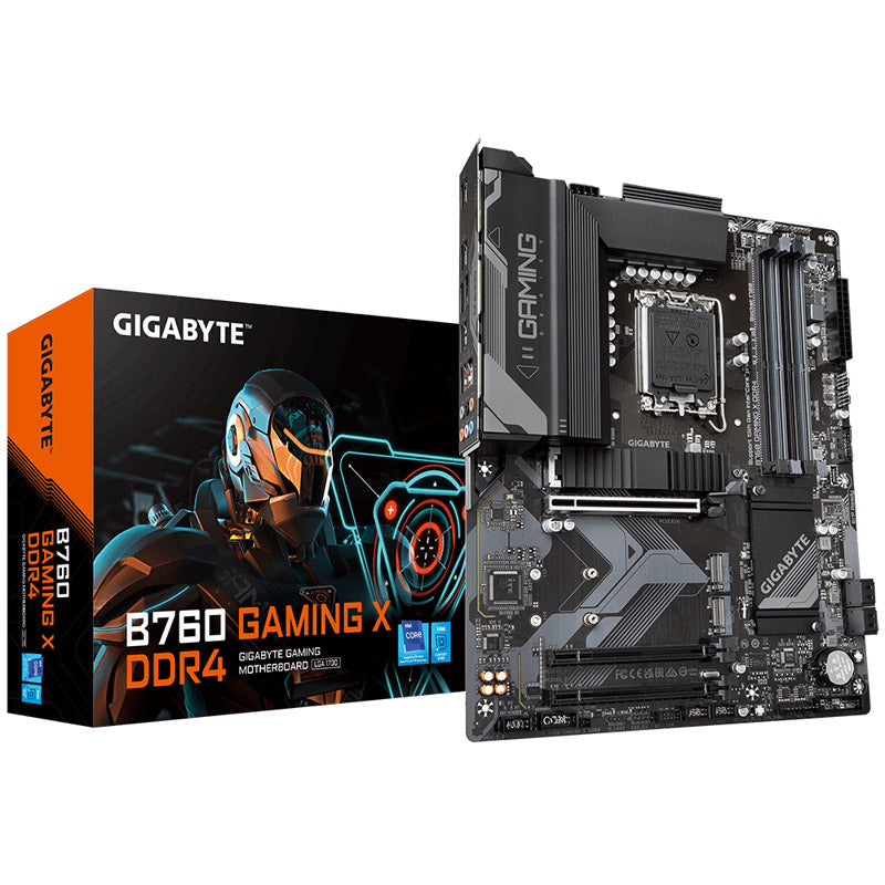 GIGABYTE B760 Gaming X DDR4, Intel B760 Mainboard - Sockel 1700, DDR4