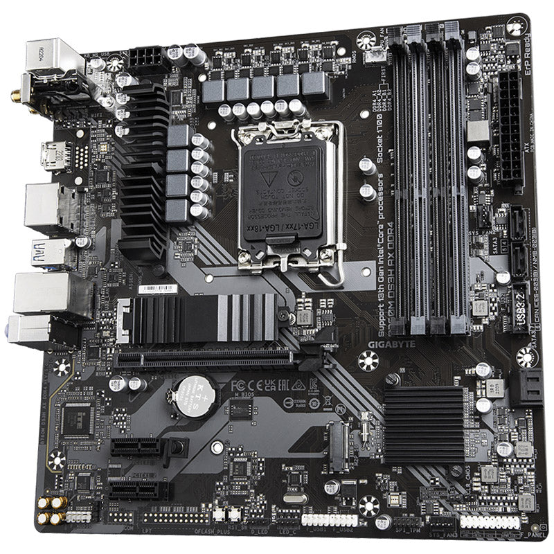 GIGABYTE B760M DS3H AX DDR4, Intel B760 Mainboard - Sockel 1700, DDR4