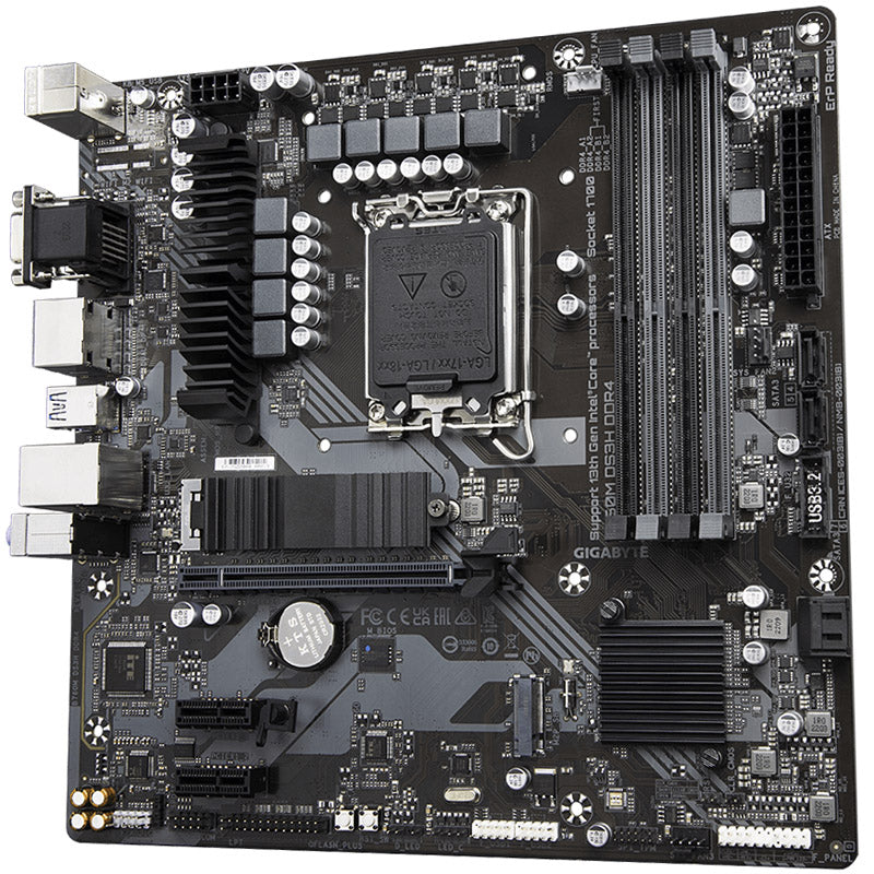 GIGABYTE B760M DS3H DDR4, Intel B760 Mainboard - Sockel 1700, DDR4