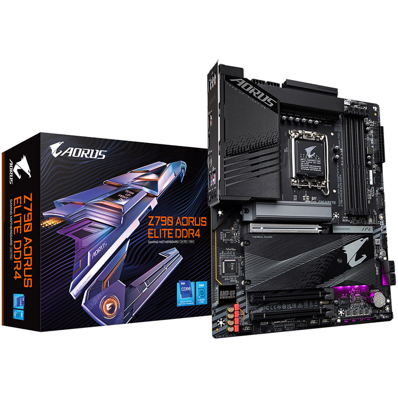 GIGABYTE Z790 Aorus Elite DDR4, Intel Z790 Mainboard, Sockel 1700, DDR4