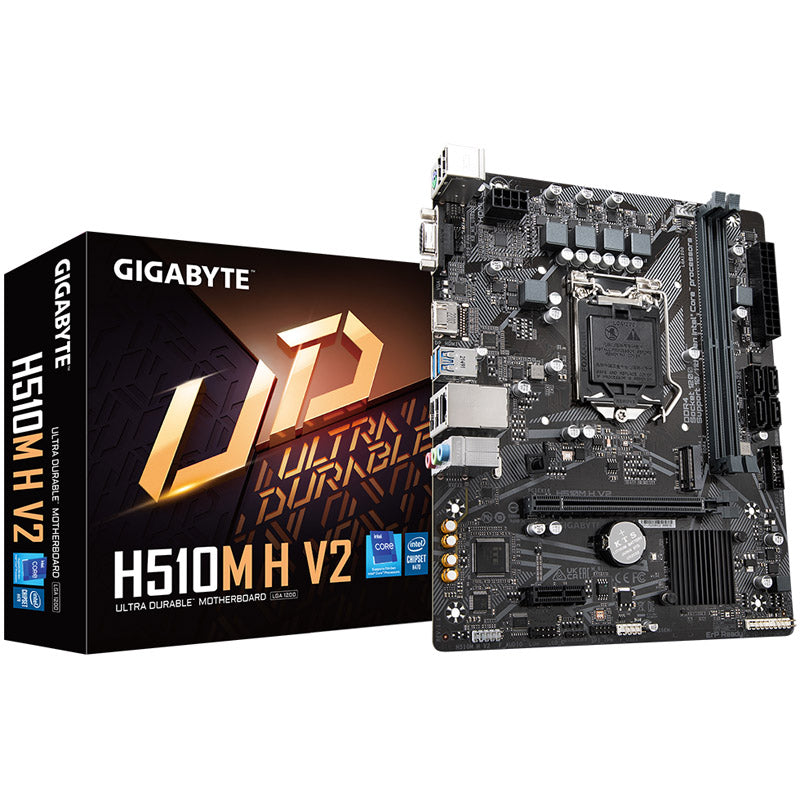 GIGABYTE H510M H V2, Intel H470 Mainboard, Sockel 1200, DDR4
