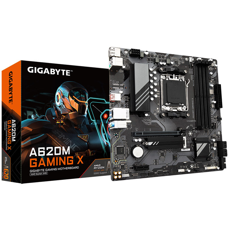 GIGABYTE A620M Gaming X, AMD A620 Mainboard, Sockel AM5, DDR5