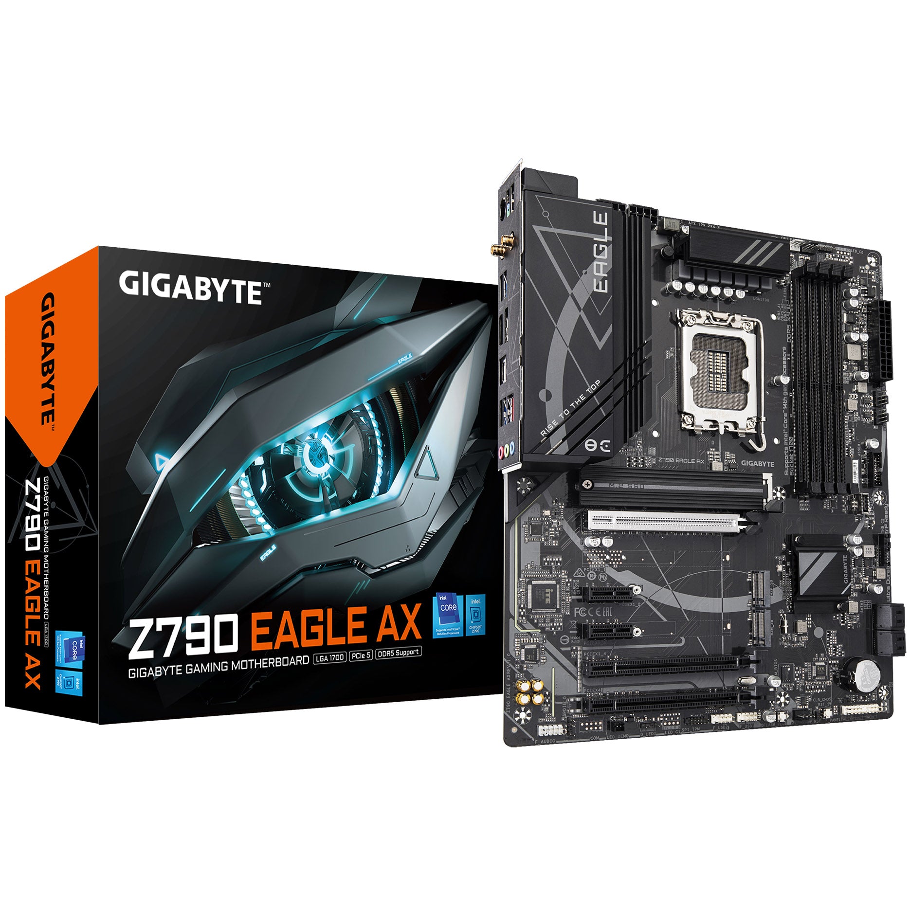 Gigabyte Z790 Eagle AX, Intel Z790 Mainboard - Sockel 1700, DDR5