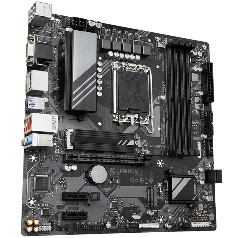 GIGABYTE B760M DS3H, Intel B760 Mainboard - Sockel 1700, DDR5