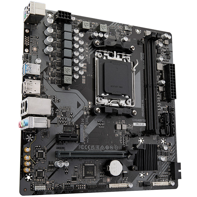 GIGABYTE A620M H, AMD A620 Mainboard - Sockel AM5, DDR5