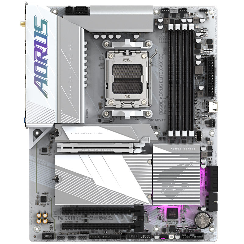 GIGABYTE B650E Aorus Elite X AX ICE, AMD B650E Mainboard - Sockel AM5, DDR5