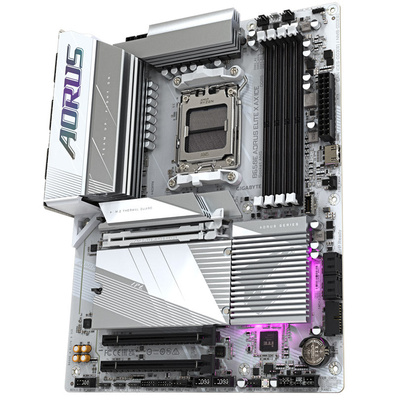 GIGABYTE B650E Aorus Elite X AX ICE, AMD B650E Mainboard - Sockel AM5, DDR5