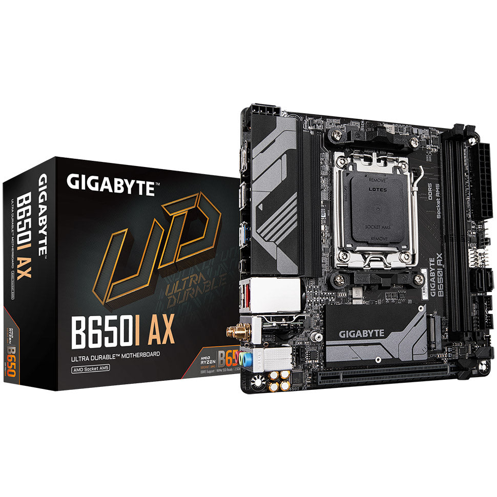 Gigabyte B650I AX, AMD B650 Mainboard - Sockel AM5, DDR5