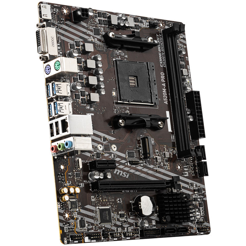 MSI A520M-A Pro, AMD A520 Mainboard - Sockel AM4