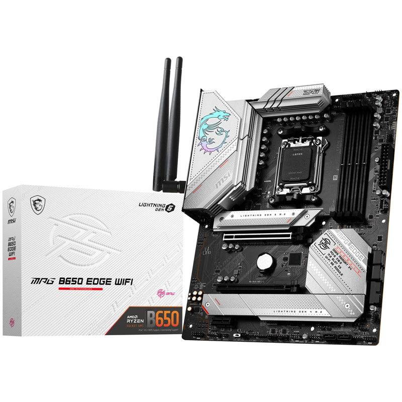 MSI MPG B650 Edge WiFi, AMD B650 Mainboard - Sockel AM5, DDR5