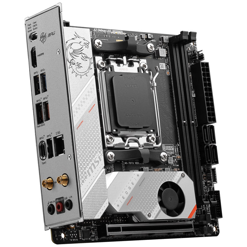 MSI MPG B650I Edge WiFi, AMD B650 Mainboard - Sockel AM5, DDR5