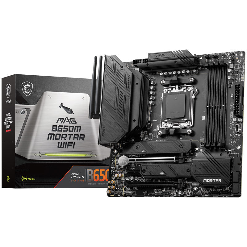 MSI B650M MAG MORTAR WIFI AM5 DDR5 Micro-ATX