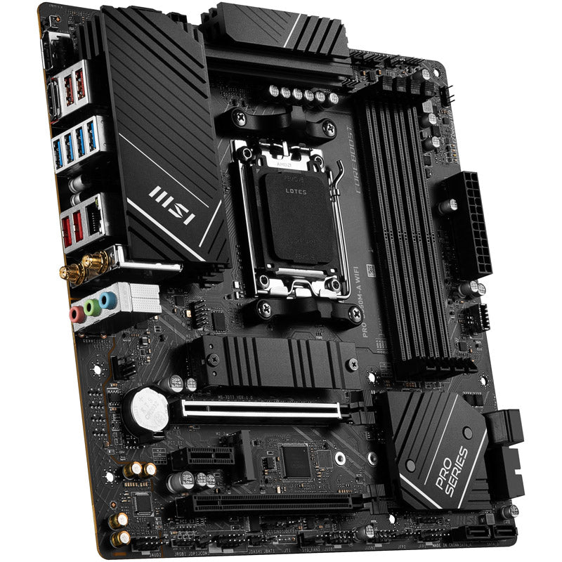 MSI Pro B650M-A WiFi, AMD B650 Mainboard - Sockel AM5, DDR5
