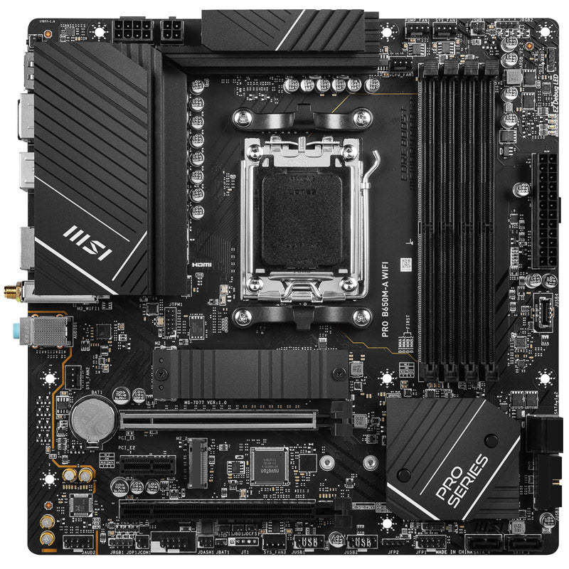 MSI PRO B650M-A WIFI AM5 DDR5 Micro ATX