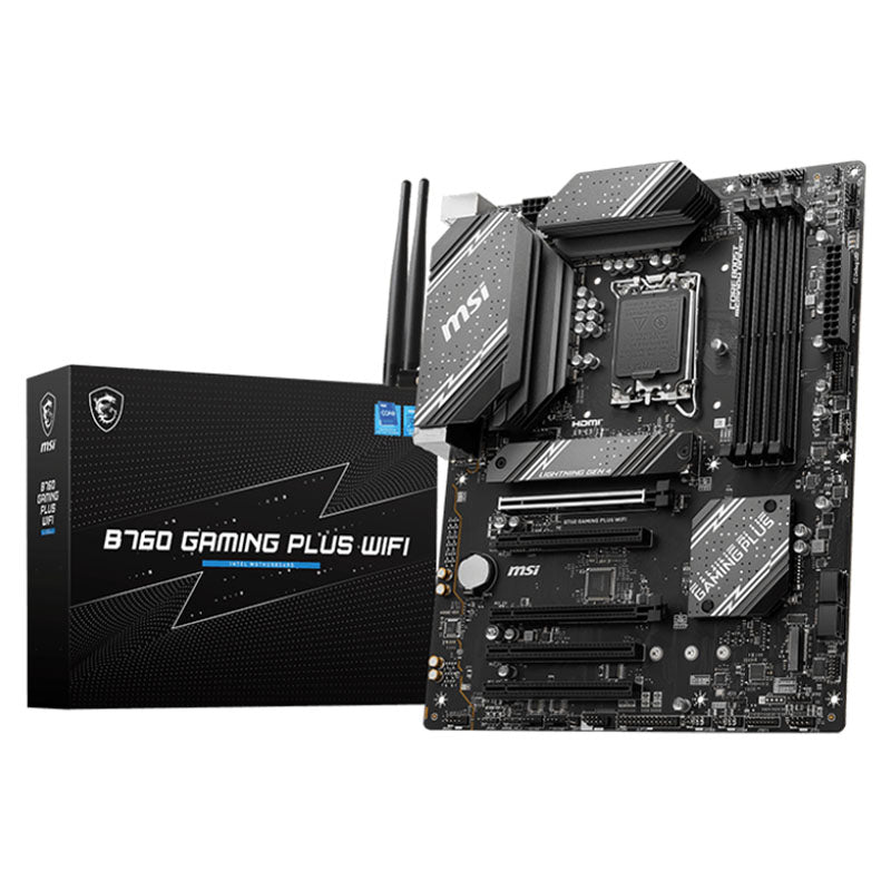MSI B760 Gaming Plus WiFi, Intel B760 Mainboard - Sockel 1700, DDR5
