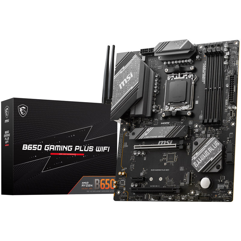 MSI B650 Gaming Plus WiFi, AMD B650 Mainboard - Sockel AM5, DDR5