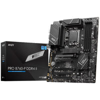 MSI Pro B760-P DDR4 II, Intel B760 Mainboard - Sockel 1700, DDR4