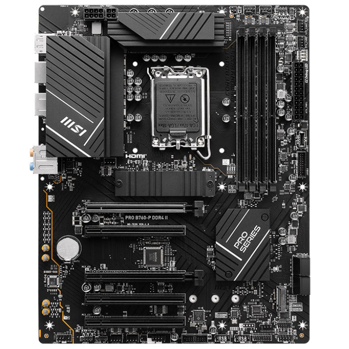 MSI Pro B760-P DDR4 II, Intel B760 Mainboard - Sockel 1700, DDR4