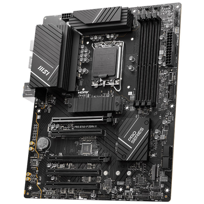 MSI Pro B760-P DDR4 II, Intel B760 Mainboard - Sockel 1700, DDR4