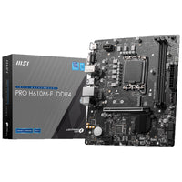 MSI H610 PRO-H610M-E LGA1700 DDR4 Micro ATX