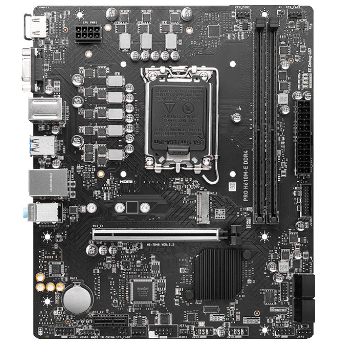 MSI H610 PRO-H610M-E LGA1700 DDR4 Micro ATX