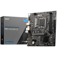 MSI H610 PRO H610M-G LGA1700 DDR5 Micro ATX