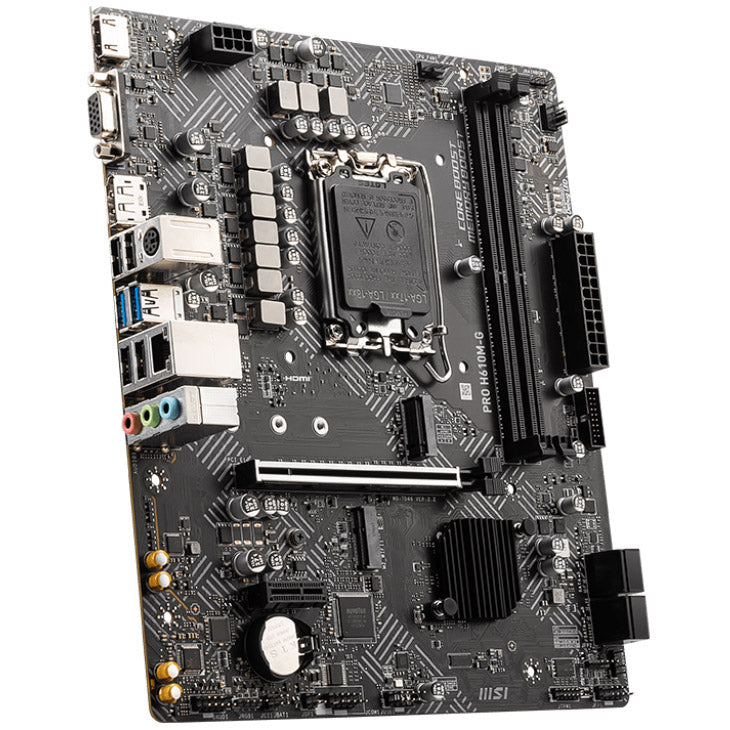 MSI Pro H610M-G, Intel H610 Mainboard - Sockel 1700, DDR5