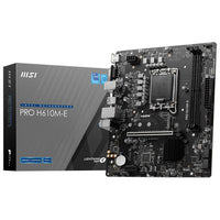 MSI Pro H610M-E, Intel H610 Mainboard - Sockel 1700, DDR5
