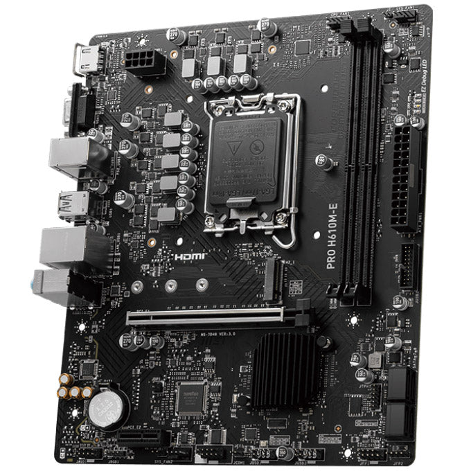 MSI H610 PRO H610M-E LGA1700 DDR5 Micro ATX