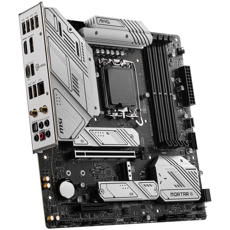 MSI MAG B760M Mortar WiFi II, Intel B760 Mainboard - Sockel 1700, DDR5