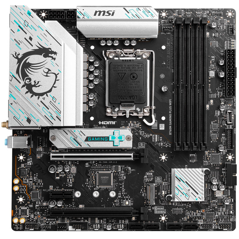 MSI B760M GAMING PLUS WIFI DDR5 Micro ATX