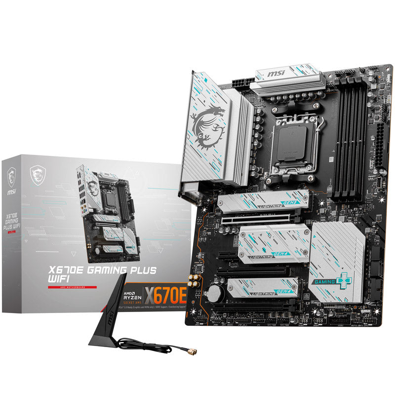 MSI X670E Gaming Plus WiFI, AMD X670E Mainboard - Sockel AM5