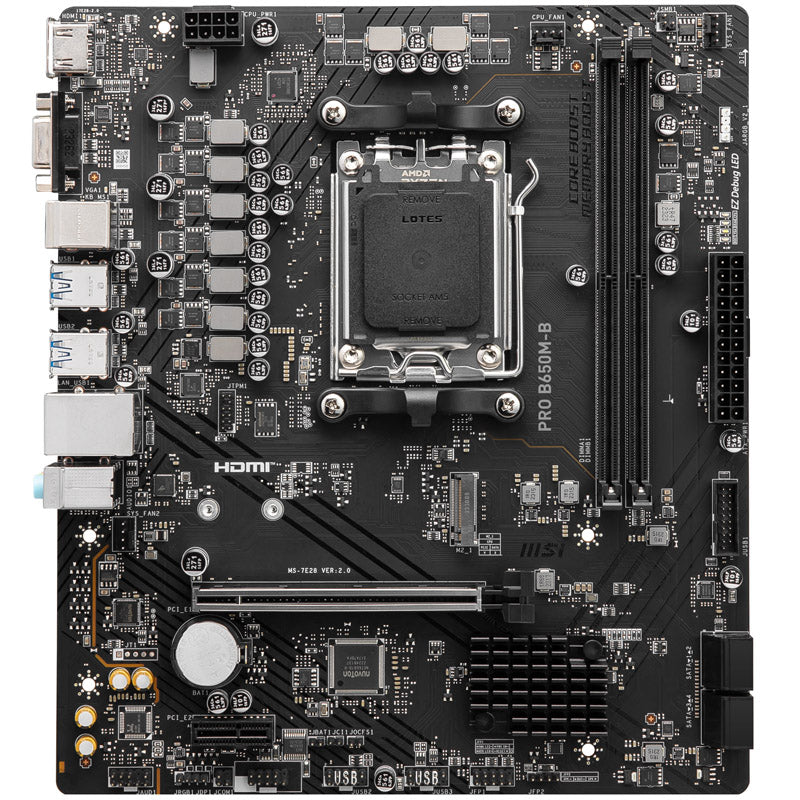 MSI B650 PRO B650M-B DDR5 Micro ATX