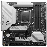 MSI B760M PROJECT ZERO LGA1700 DDR5 Micro ATX