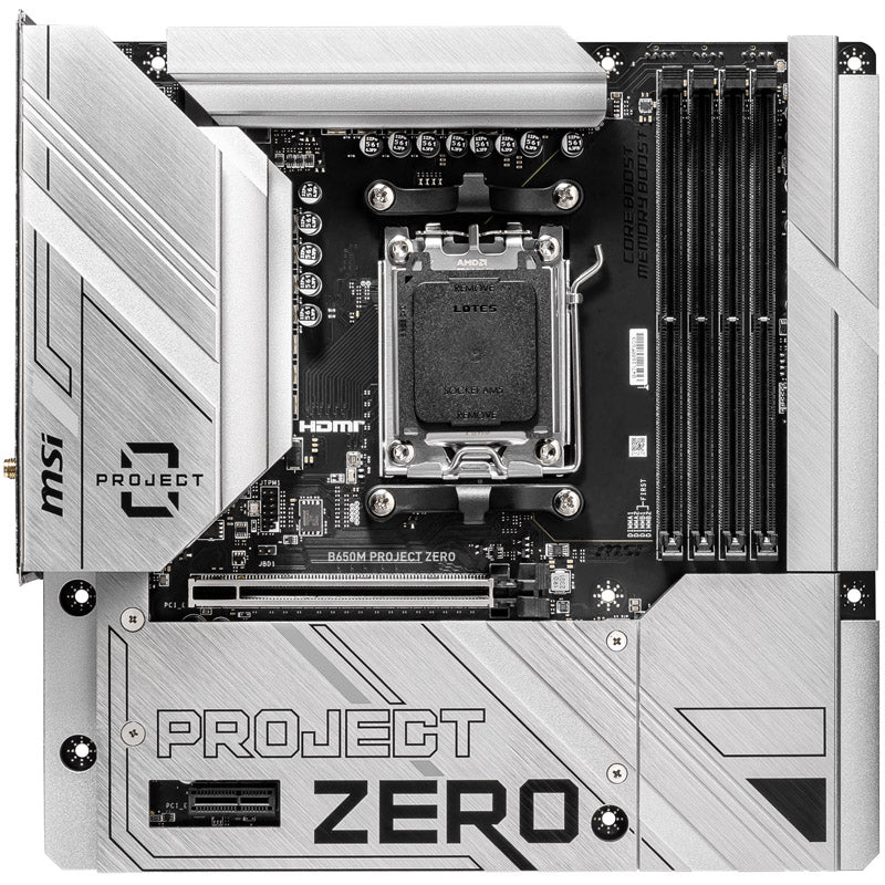 MSI B650M Project Zero, Sockel AM5, AMD B650M - DDR5