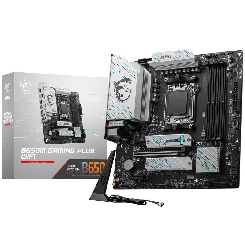 MSI Pro B650M Gaming Plus WiFi, AMD B650 Mainboard - Sockel AM5, DDR5